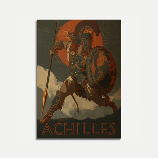 Poster di Achille, Guerriero Greco
