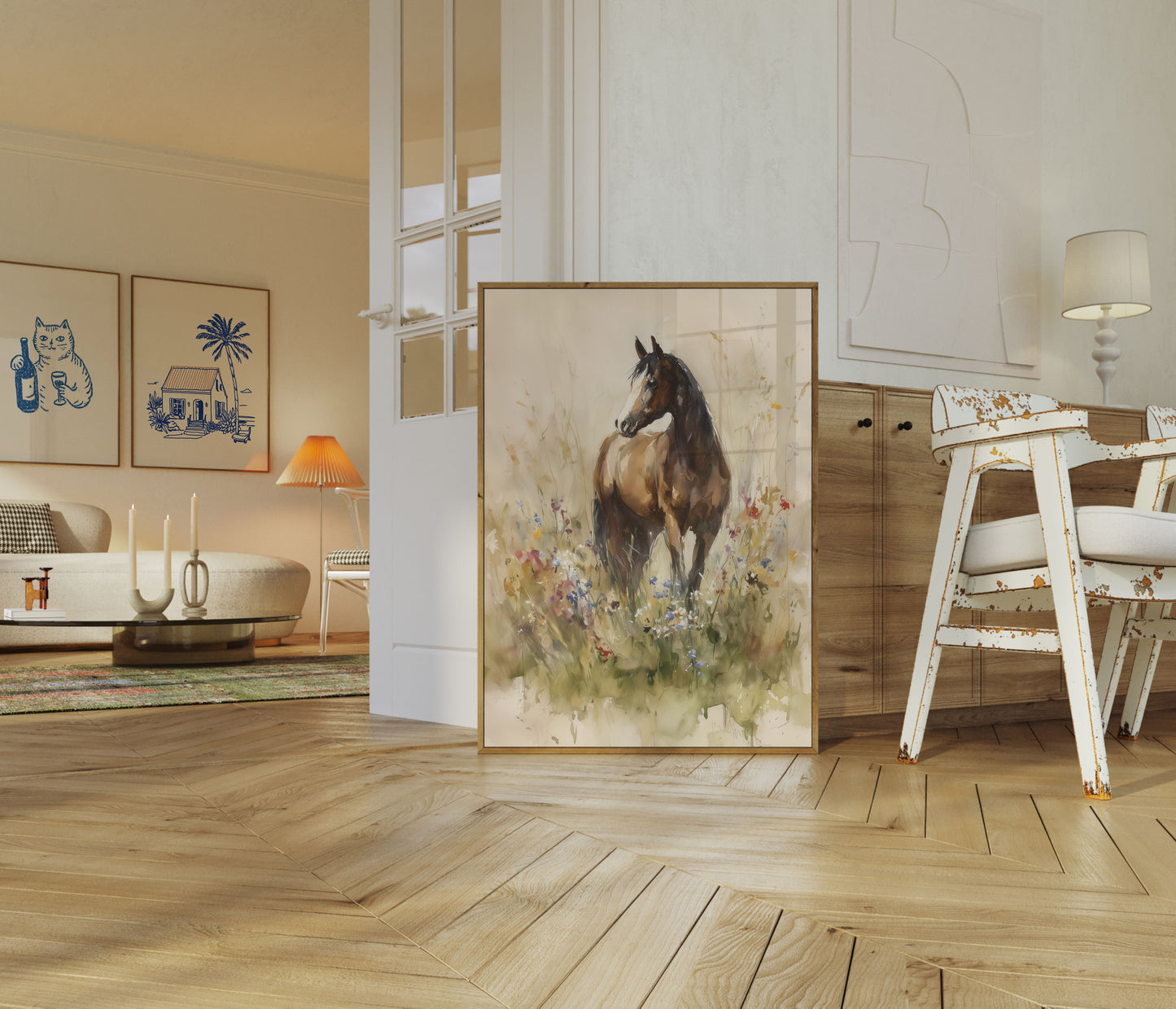 Meadow Spirit Horse Poster