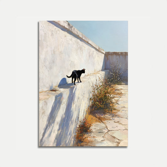 Black Cat Urban Exploration Poster