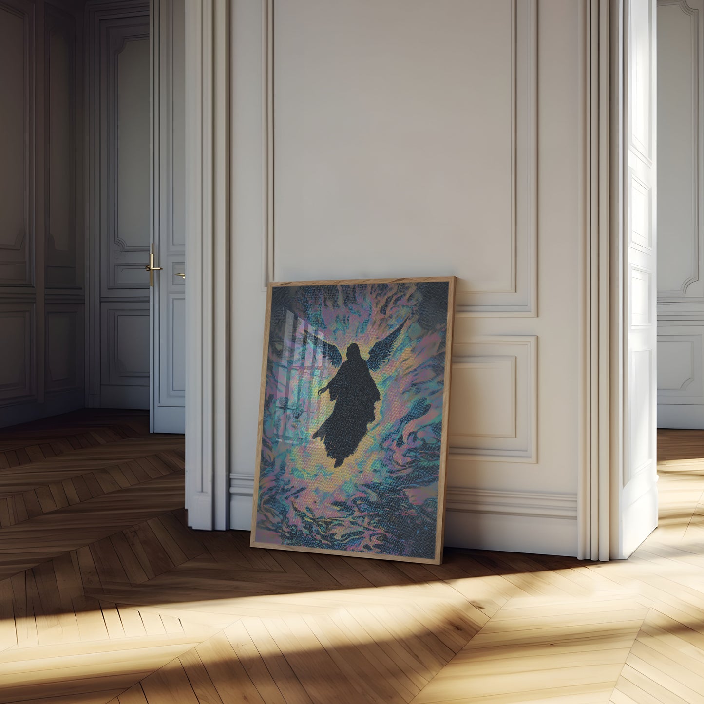 Celestial Angel Wings Poster