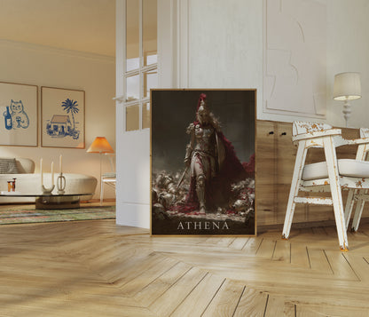 Athena Goddess of War Poster