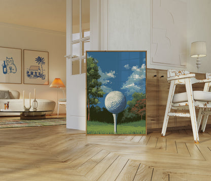 Pixel Perfect Golf Poster