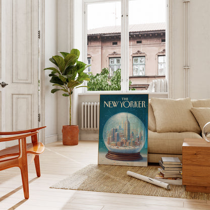 New York Snow Globe City Poster