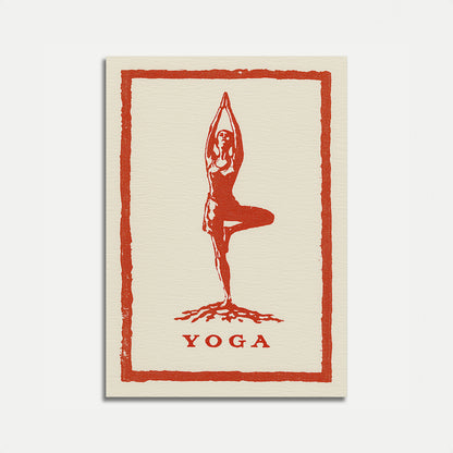 Affiche de yoga Zen Balance