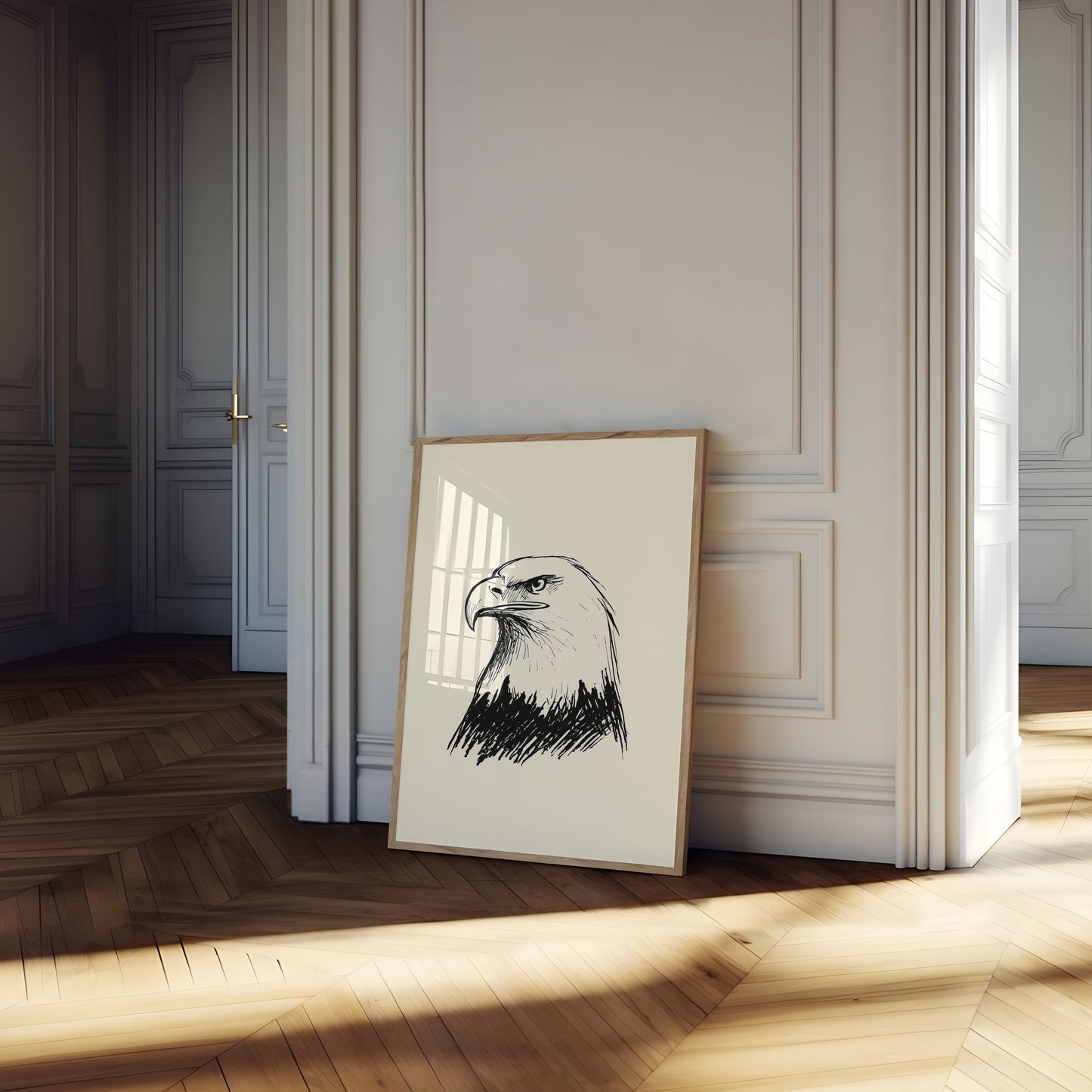 Majestic Eagle Profile Poster