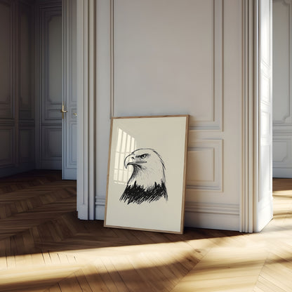 Majestic Eagle Profile Poster