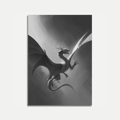 Majestic Dragon Flight Poster