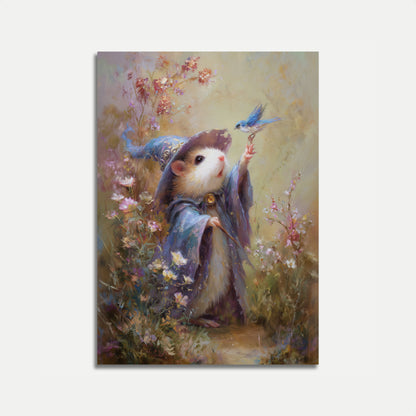 Magische Tovenaar Hamster Fantasie Poster