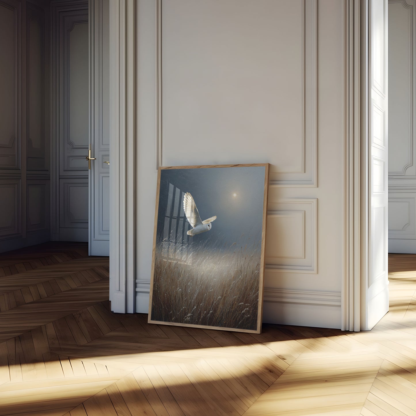 Barn Owl Hunting at Dusk Poster