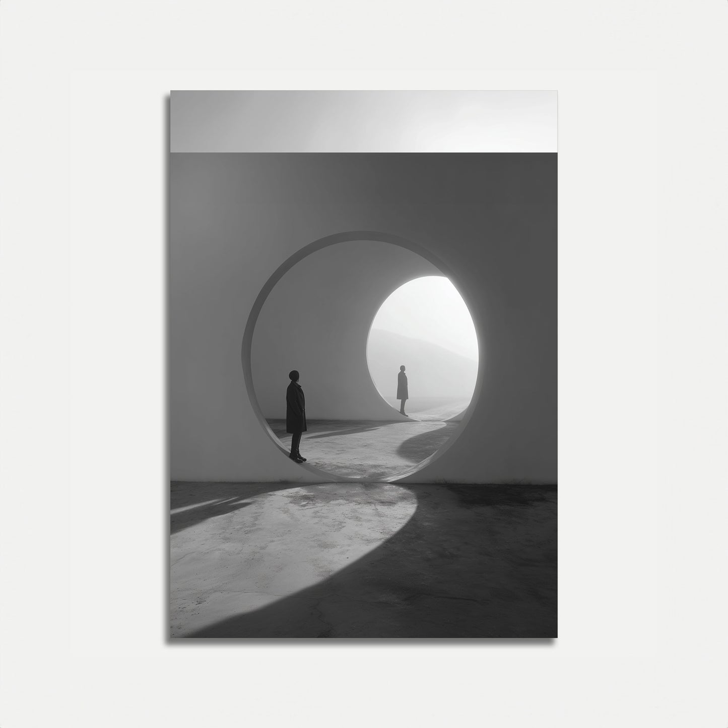 Moderne Tunnelarkitektur Plakat