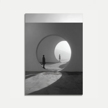 Moderne Tunnelarkitektur Plakat