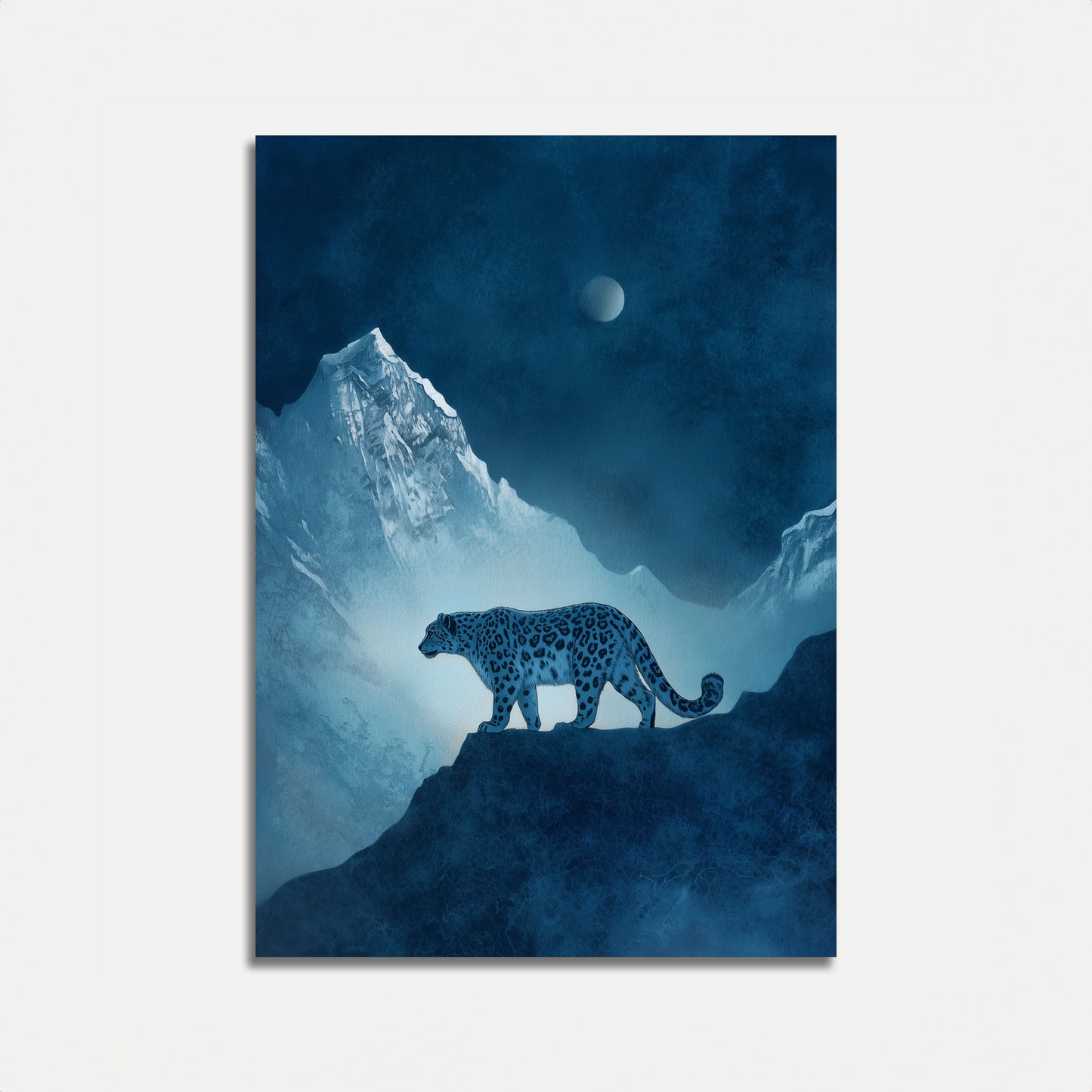 Sneeuwluipaard Bergmajesteit Poster