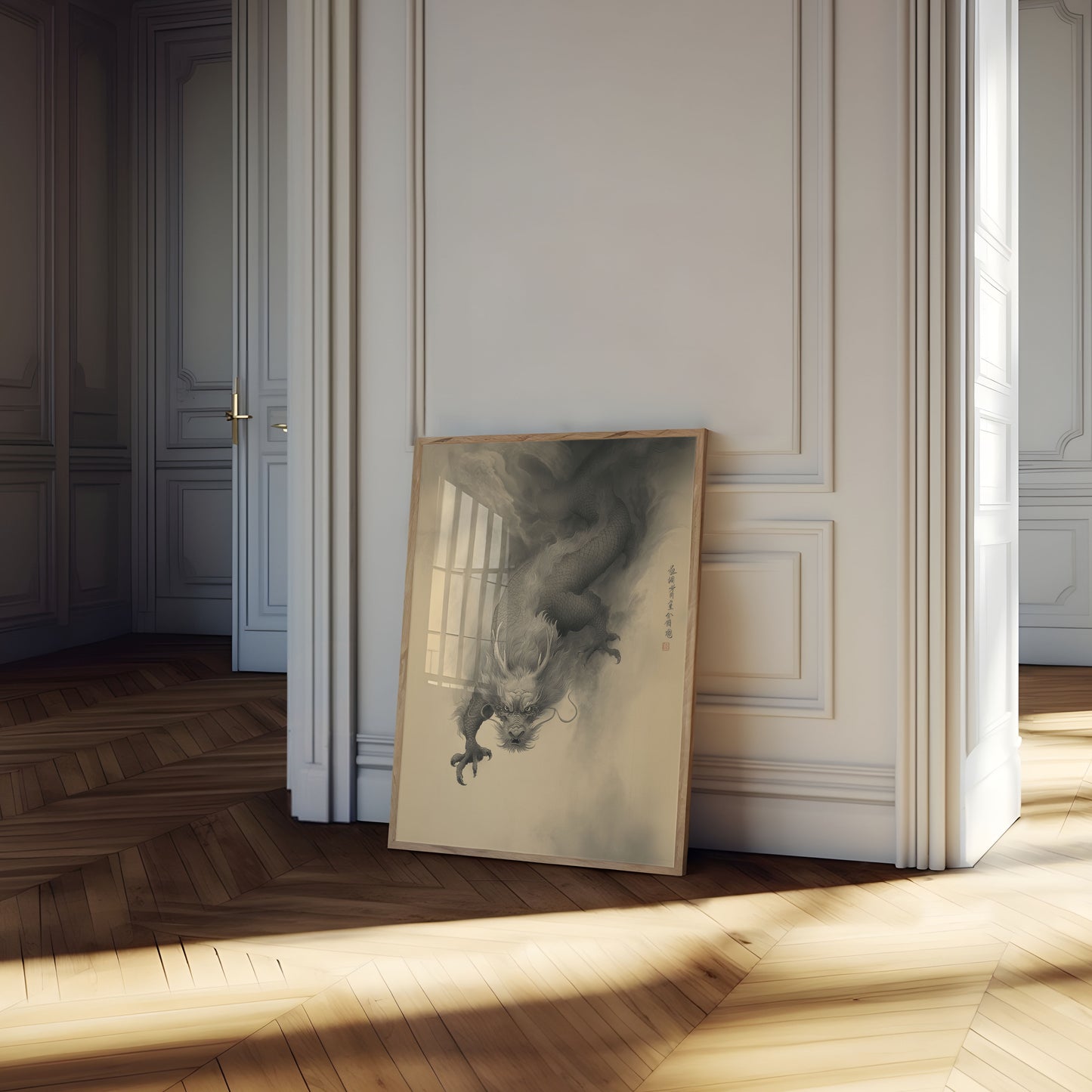 Ethereal Dragon Mist Poster