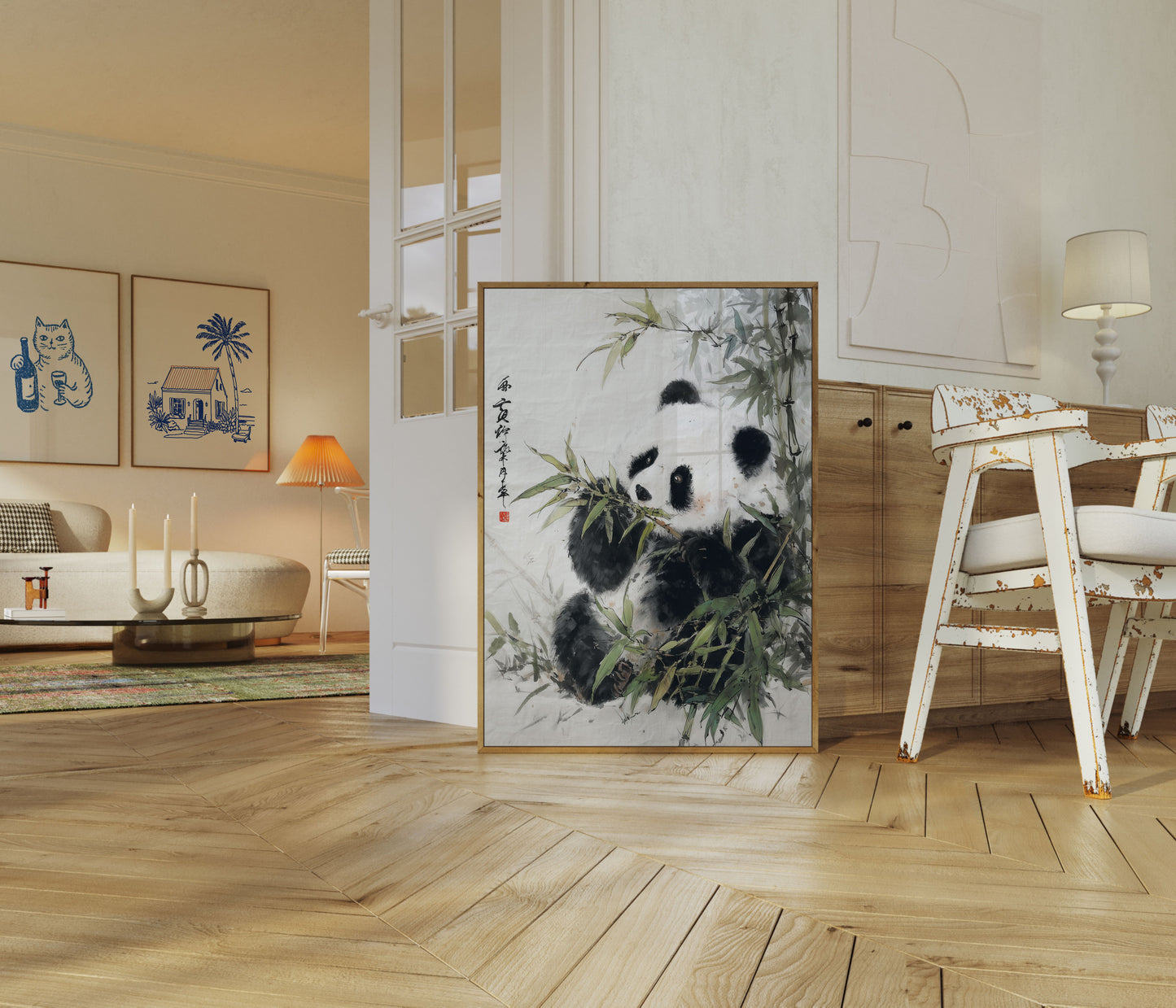 Gentle Panda Bamboo Sanctuary Poster