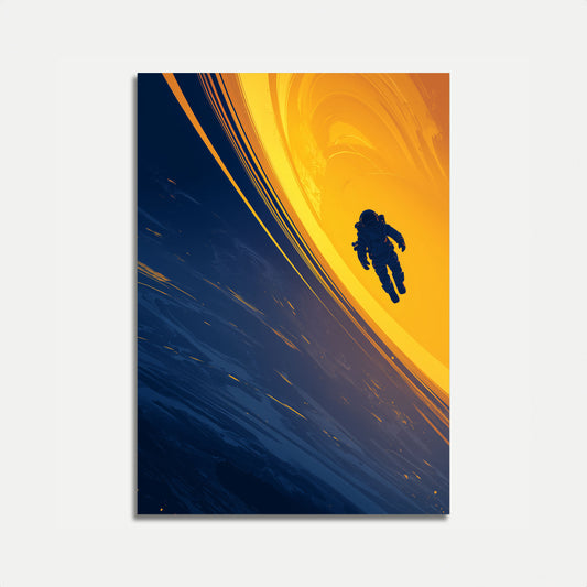 Cosmic Journey Astronaut Poster
