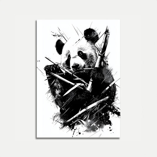 Panda Warrior Dynamic Poster