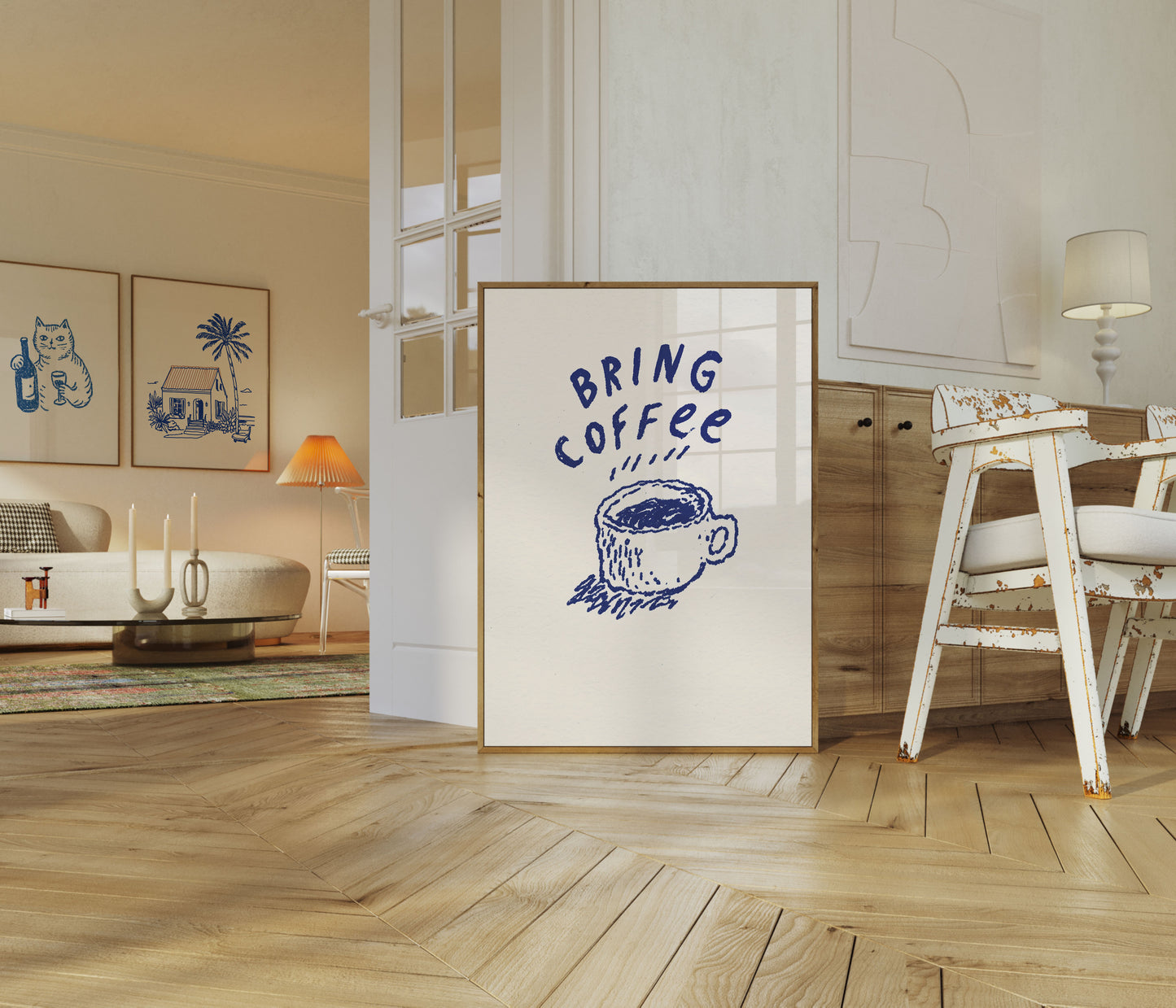 Bring Coffee Morning Ritual Poster