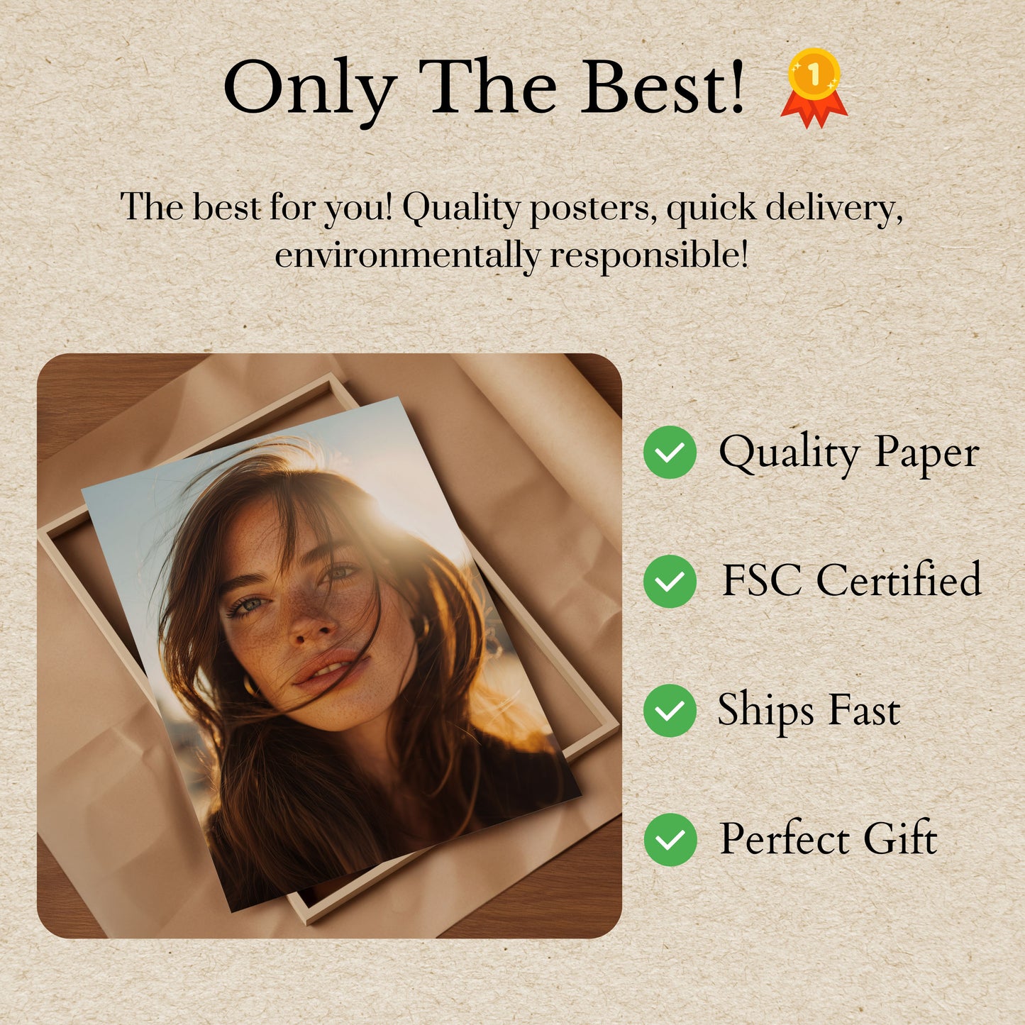 Golden Hour Radiance Poster