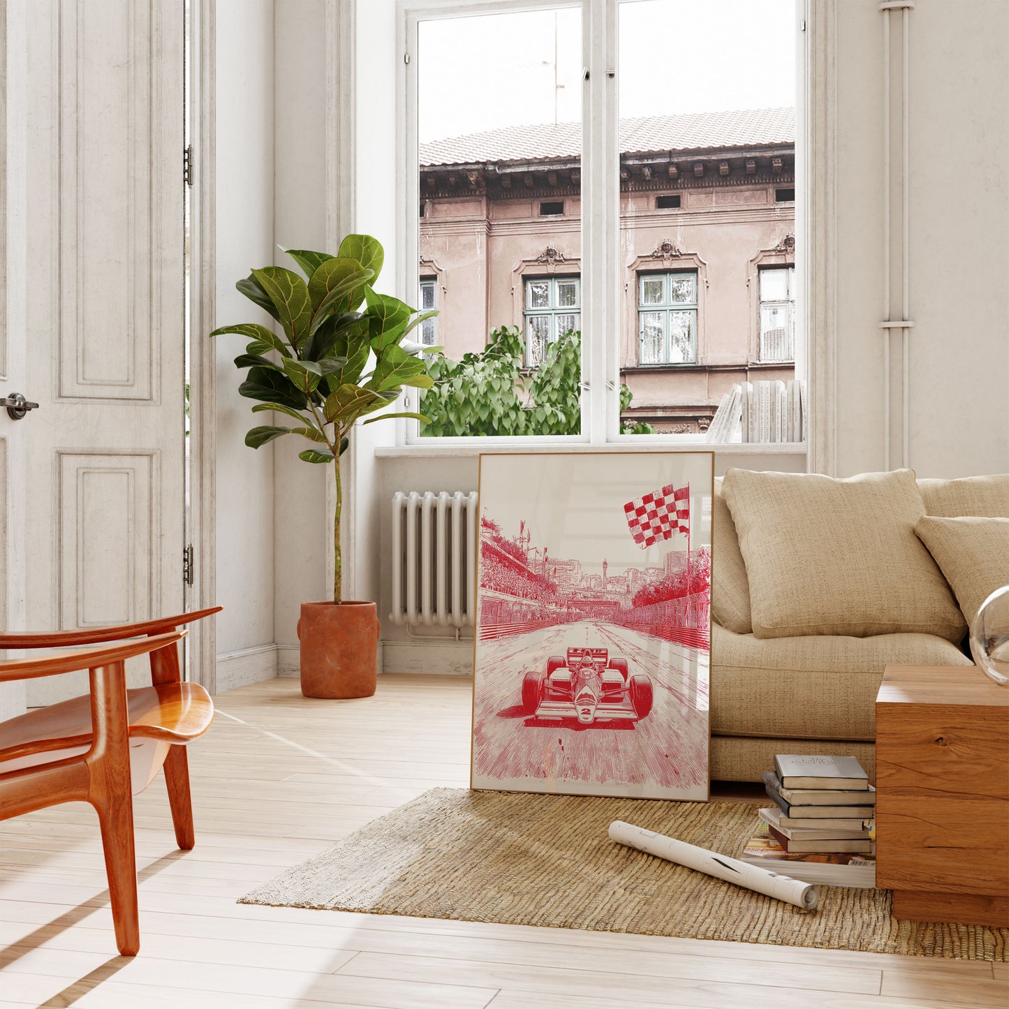 Monaco Grand Prix Racing Poster