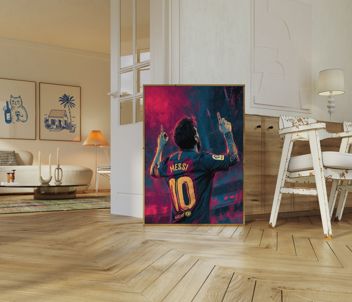 Messi Barcelona Legende Poster