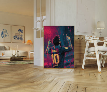 Messi Barcelona Legende Poster