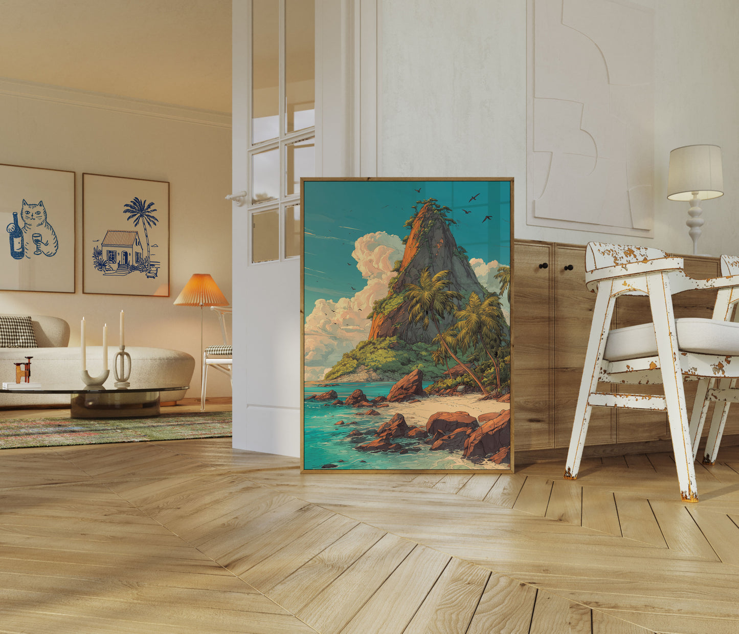 Tropical Island Paradise Plakat