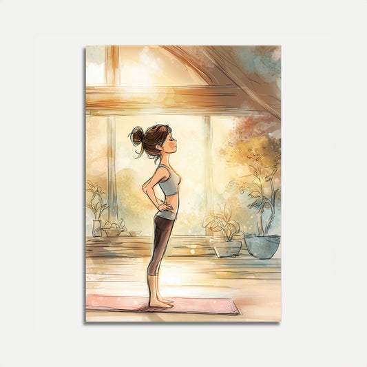 Morgen Zen Yoga Poster