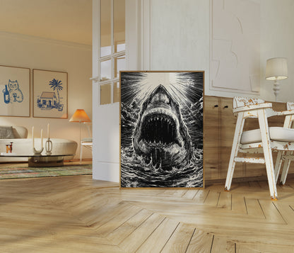 Haai Aanval Predator Poster