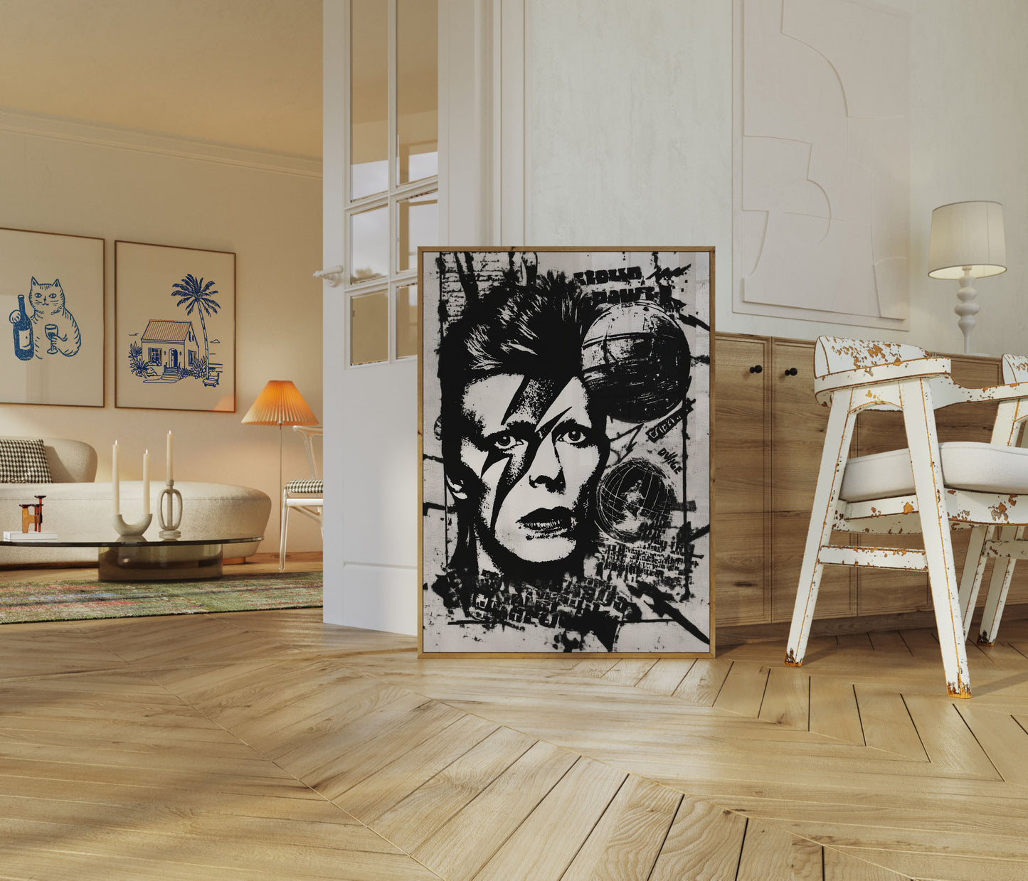 Cosmic Rebel Rock Star Poster