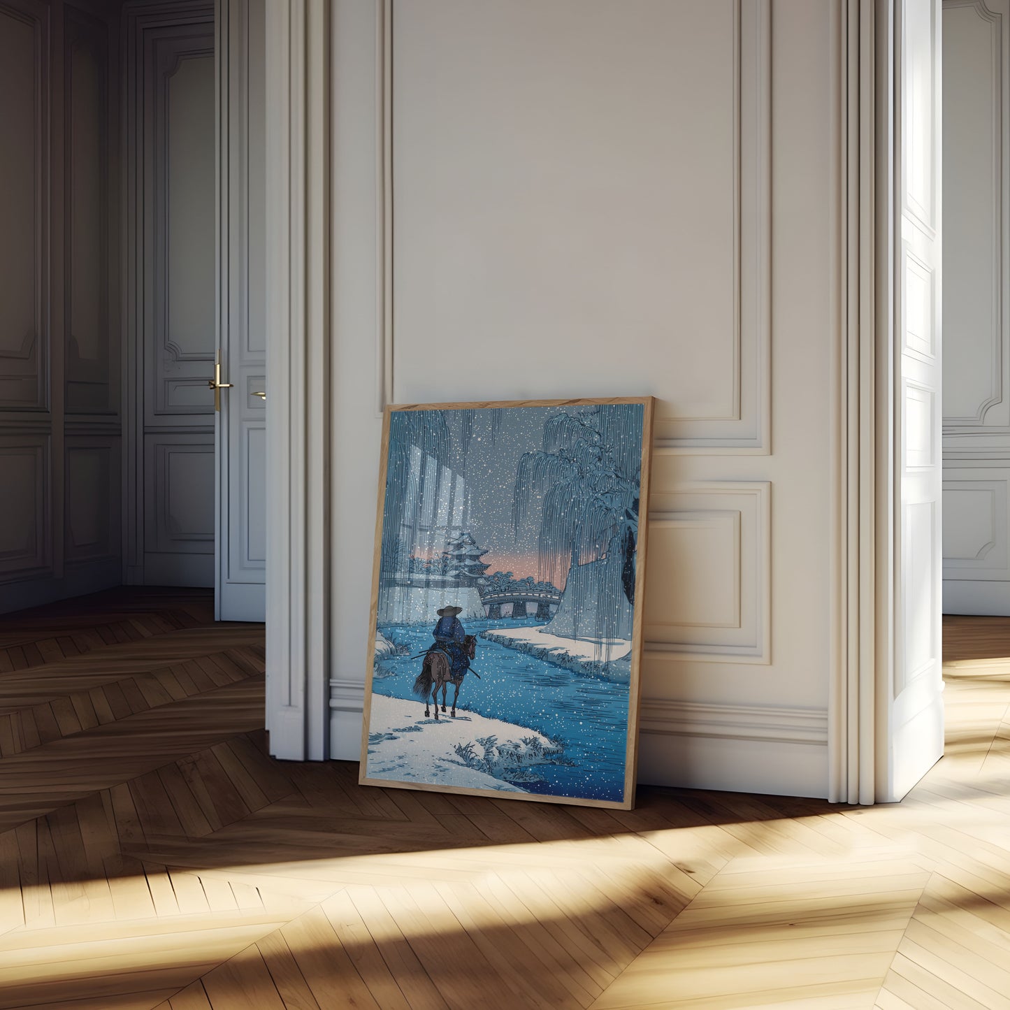 Samurai Winter Journey Poster