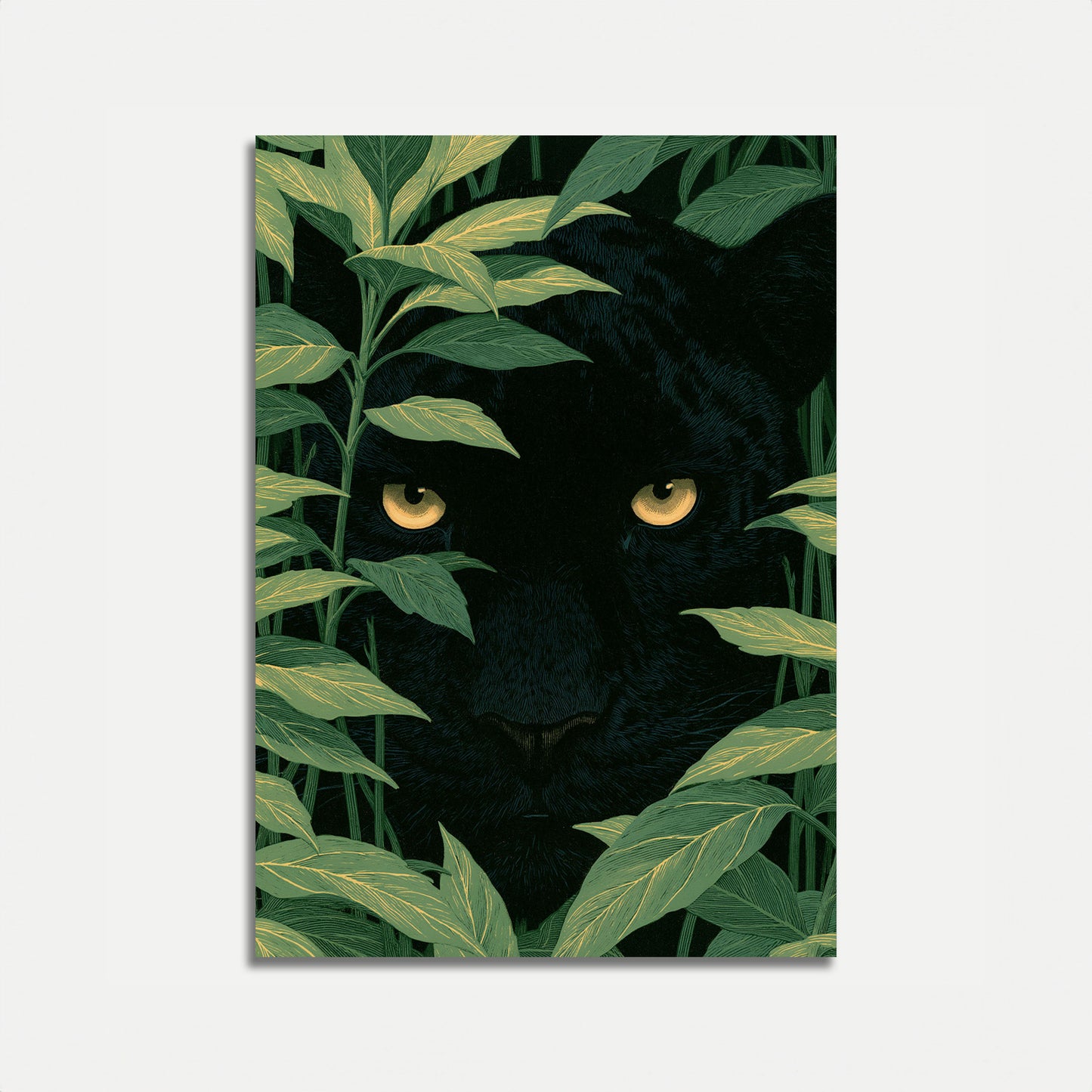 Póster Pantera Negra en la Selva