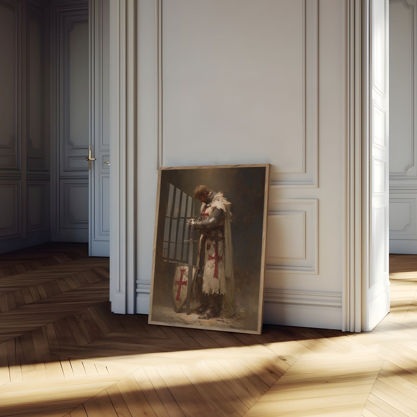 Templar Knight in Repose Poster