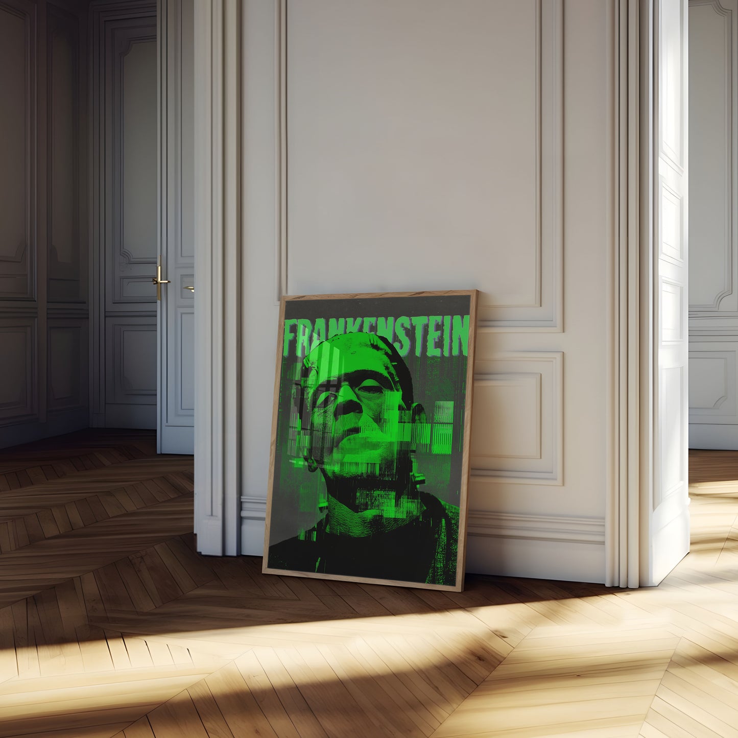 Klassisk Frankensteins monster-plakat