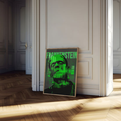 Klassisk Frankensteins monster-plakat
