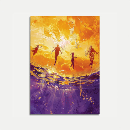 Ethereal Ocean Dance Poster