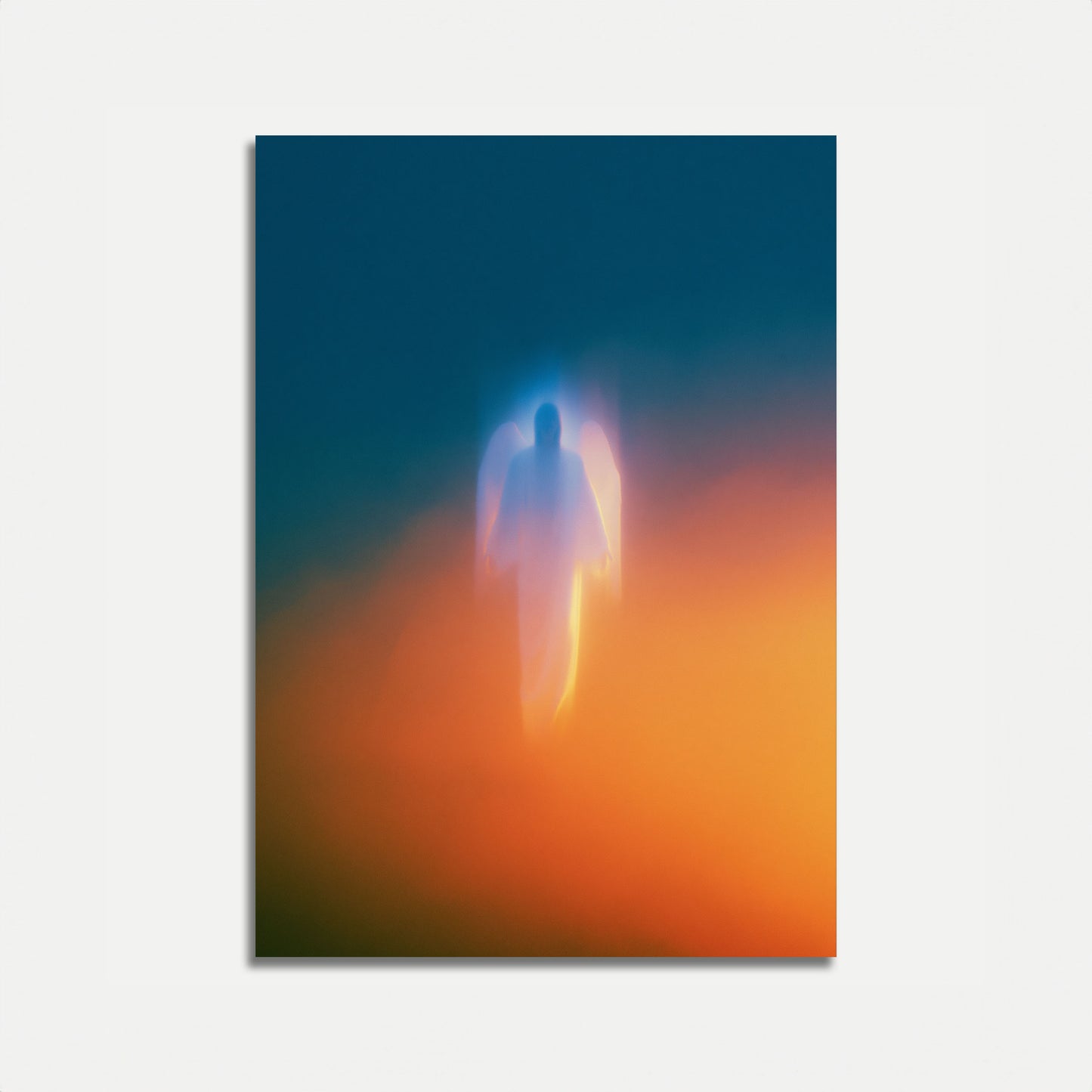 Spiritual Light Silhouette Poster