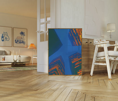 Poster Grattacieli Urbani Paesaggio Moderno Cittadino
