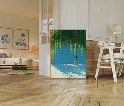 Peaceful Moment by the Water Poster