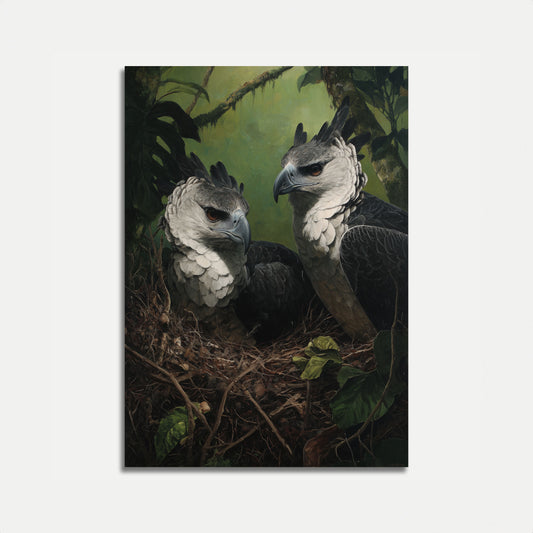 Harpy-Adler im Regenwald-Plakat