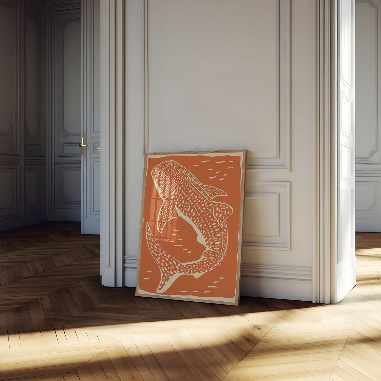 Spotted Whale Shark Ocean Poster