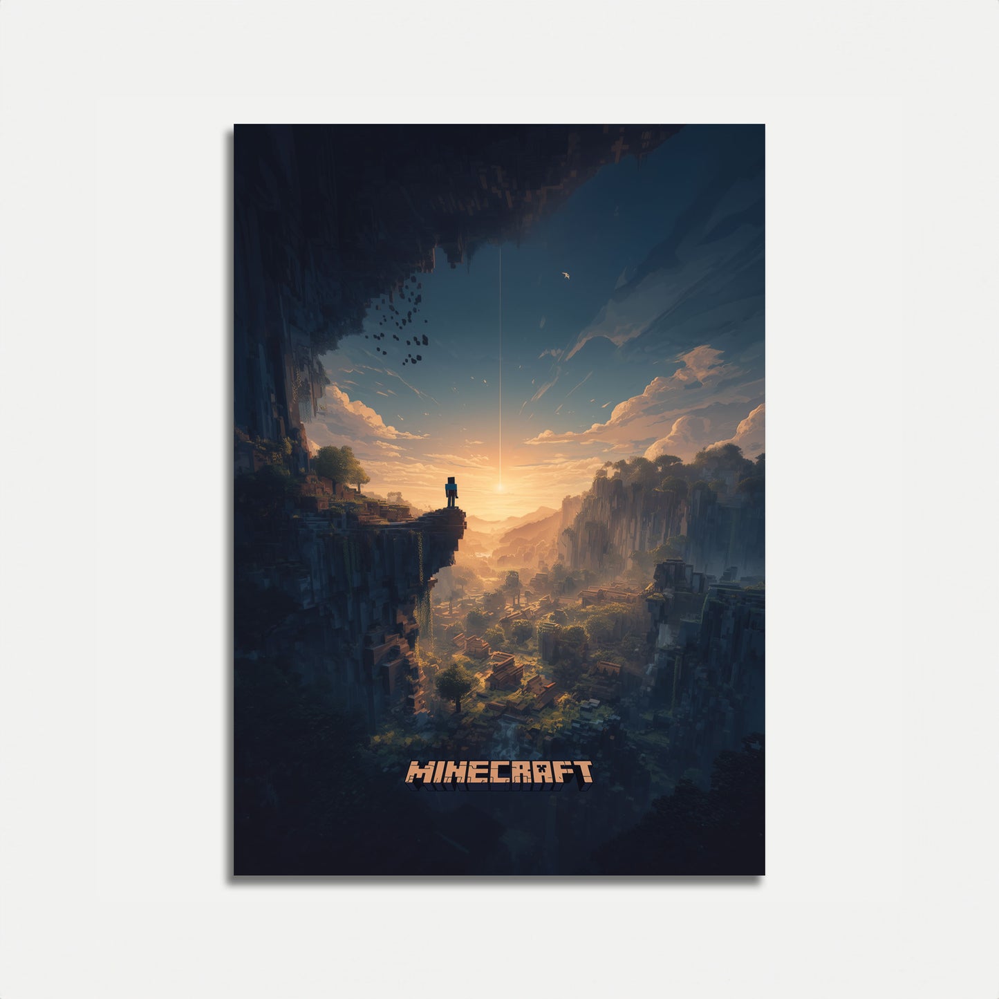 Minecraft Epic Landscape Poster
