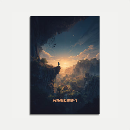 Minecraft Epic Landscape Poster