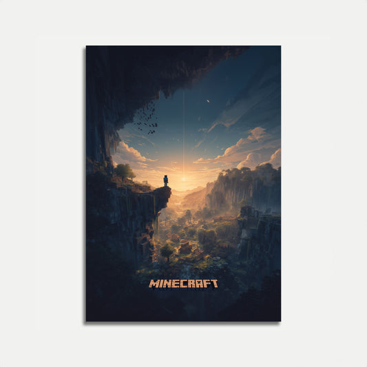 Minecraft Epic Landscape Poster