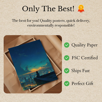 City of Stars Night Poster