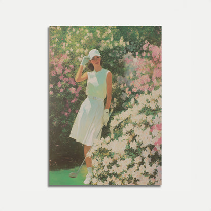 Elegant Golf Garden Poster