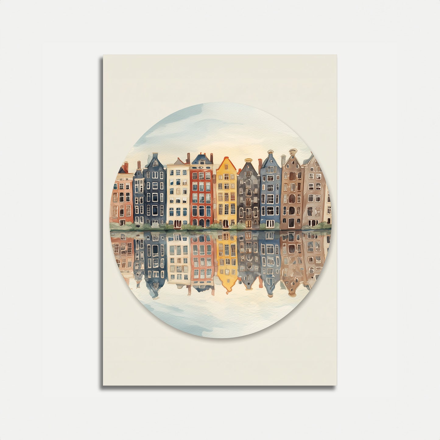 Plakat med Amsterdams Kanalboliger
