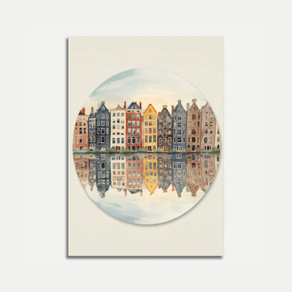 Plakat med Amsterdams Kanalboliger