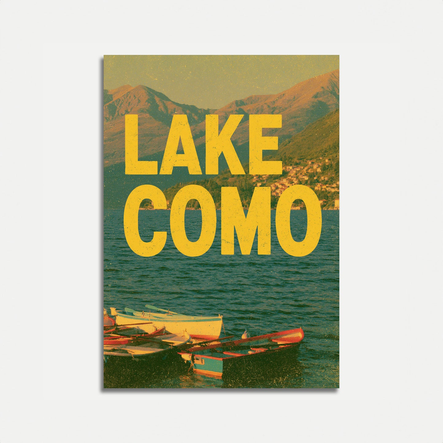 Comer See Italienische Landschaft Poster