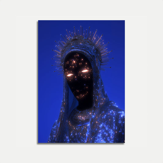 Celestial Cosmic Madonna Poster