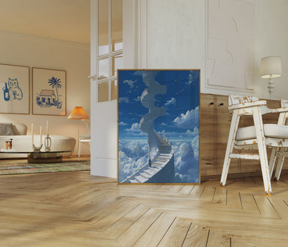 Celestial Stairway to Dreams Poster